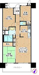 フロンティア・グリーンフォート 3LDKの間取図画像