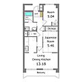 リバティオーク7階7.4万円