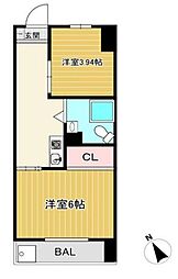 ニュー荻窪マンション 2Kの間取図画像