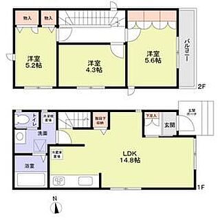 間取り：213144223235