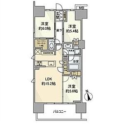 PARKHOMES杉並上荻 3LDKの間取図画像