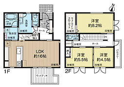 JR東北本線 岩切駅 徒歩27分 3LDKの間取り