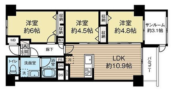 間取り：304000338439