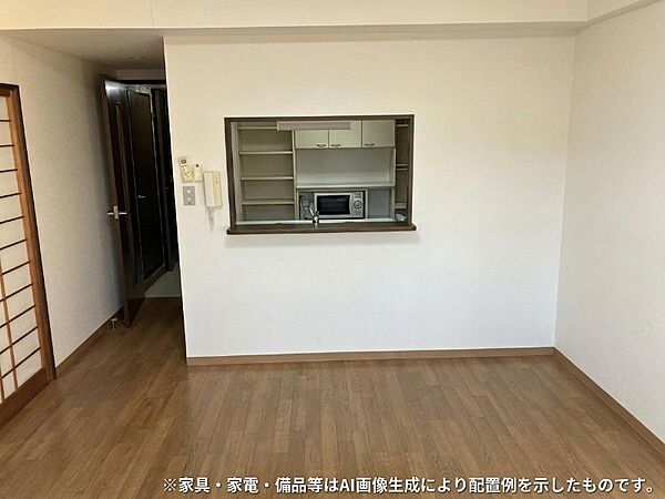 便利な対面式LDK