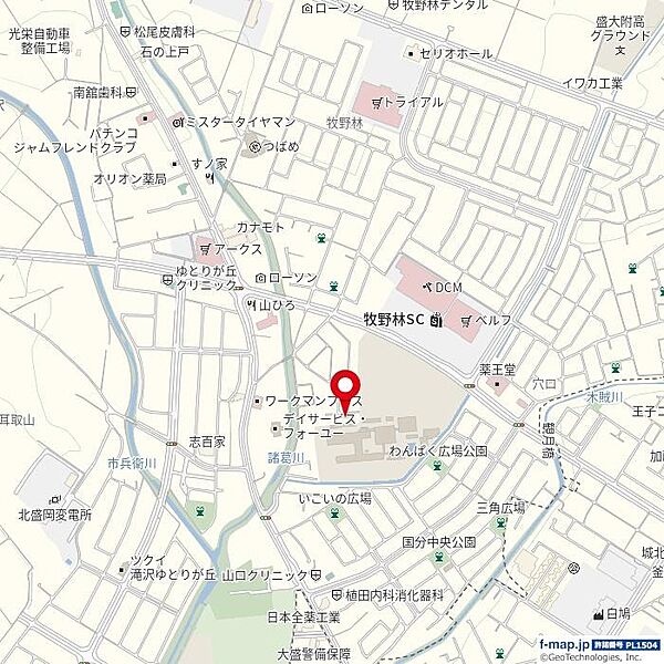 現地図