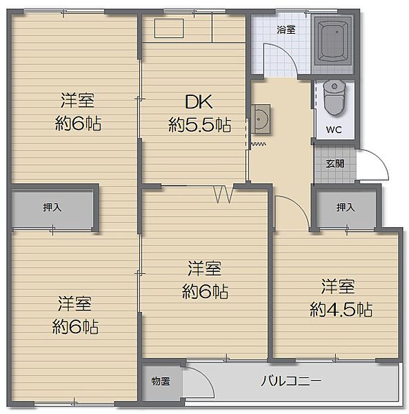 間取り：328000679294