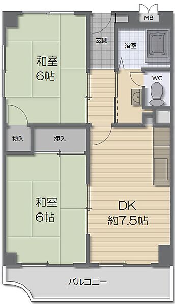間取り：328000683652