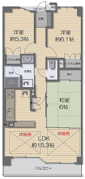 間取り：328000684442