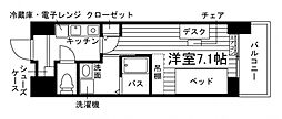 (仮称)学生会館 Uni Emeal 新潟寄居町[食事付き] 1Kの間取図画像