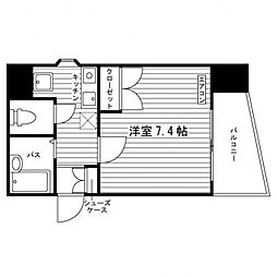 エストレージャ 1Kの間取図画像