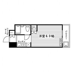 グリーンライフ多摩 1Kの間取図画像