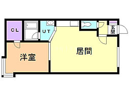 ダイヤハイツ7・西4　Ａ 1階
