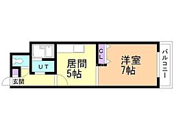 間取図画像 1DK