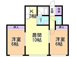 ベルフラワーＡ 2階