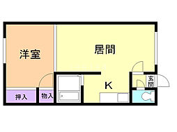 間取図画像 1LDK