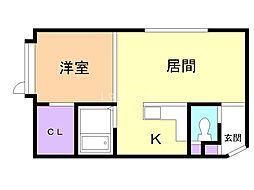 間取図画像 1LDK