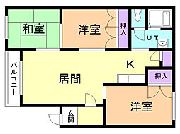 末岡イースト7・8 3階/C-7