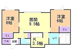 ディヴェールII 2階