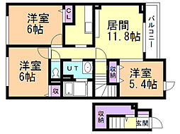 グレイスヴィラサンヨー H 2階