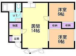 ファミールＡ 1階