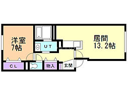 間取図画像 1LDK