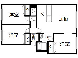 間取図画像 3LDK