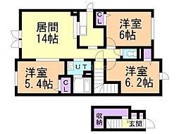 間取図画像 3LDK
