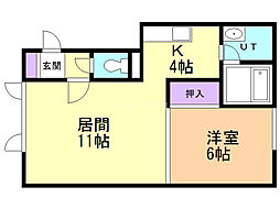 間取図画像 1LDK