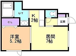 間取図画像 1LDK