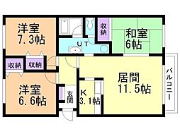 間取図画像 3LDK