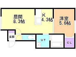 間取図画像 1LDK