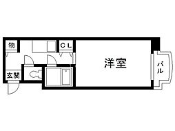 メゾン・ド・ノール 1Kの間取図画像