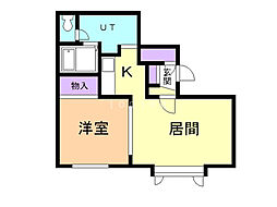 みらい 1LDKの間取図画像