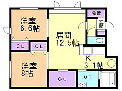 物件の間取り