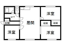フォレストノーブ 3LDKの間取図画像