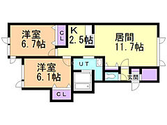 物件の間取り