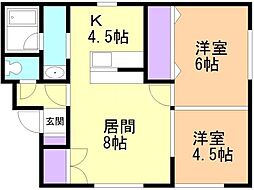 新都ハイツ 1階
