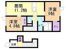 バス 道北バス北野西4条1丁目下車 徒歩4分