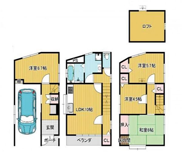 間取り：327001540414