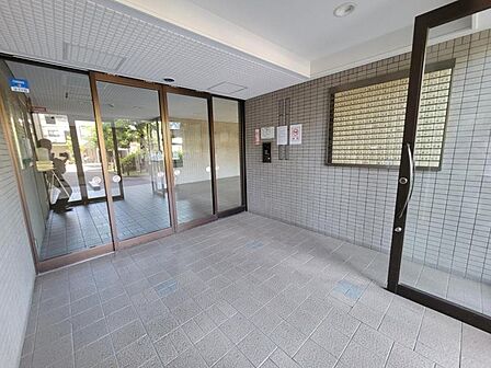 エントランスは、いつも綺麗にされてます!