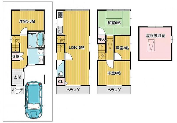 間取り：327001682034