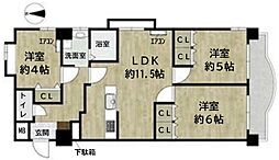 ノバ守口 3LDKの間取図画像