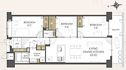 間取図画像 3LDK