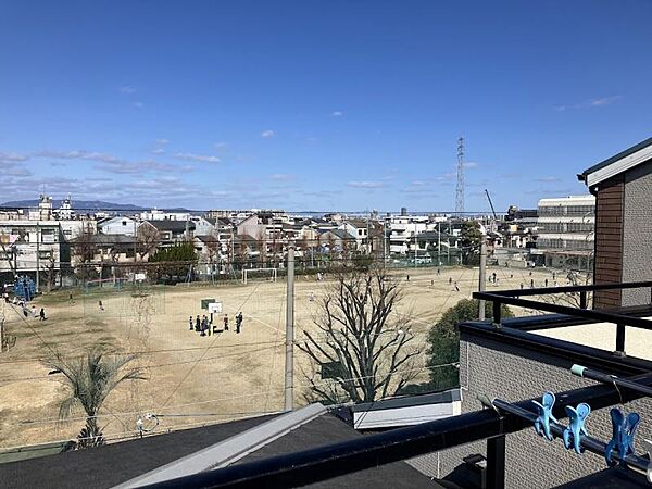 陽当りが遮られることのない眺望ですね！