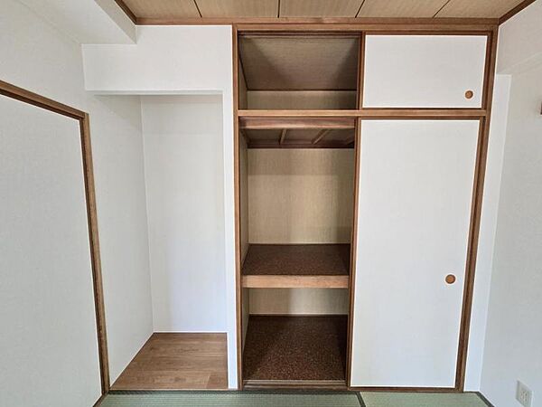 和室6帖：大型の押入れはお母さまにとってうれしいポイント