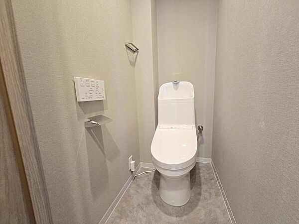 清潔感のあるトイレットルーム