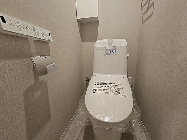 清潔感のあるトイレットルーム