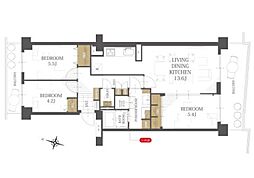 吹田ロイヤルマンション 3LDKの間取図画像