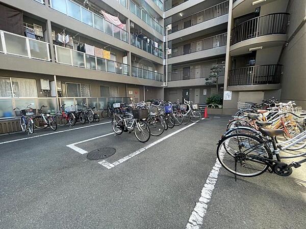 自転車置き場の管理も行き届いています。