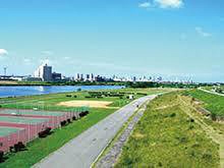 淀川河川公園　豊里地区